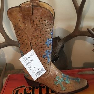 Ferrini Shoes - Cowgirl Leather Boots Ferrini Shoes - Cowgirl Leather Boots